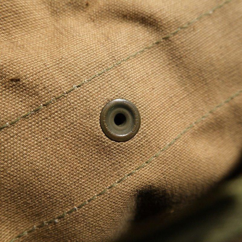 1930's CANVAS LEATHER SHOULDER BAG