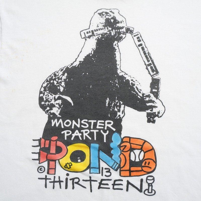 1980's MONSTER PARTY POND 13 T-SHIRT