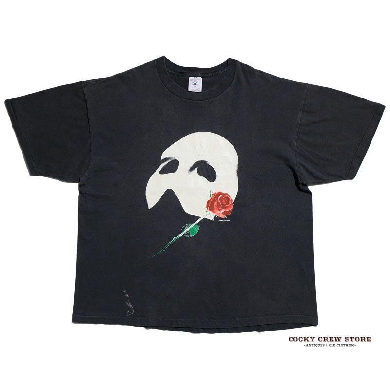 1990's THE PHANTOM OF THE OPERA FACE MASK & ROSE T-SHIRT