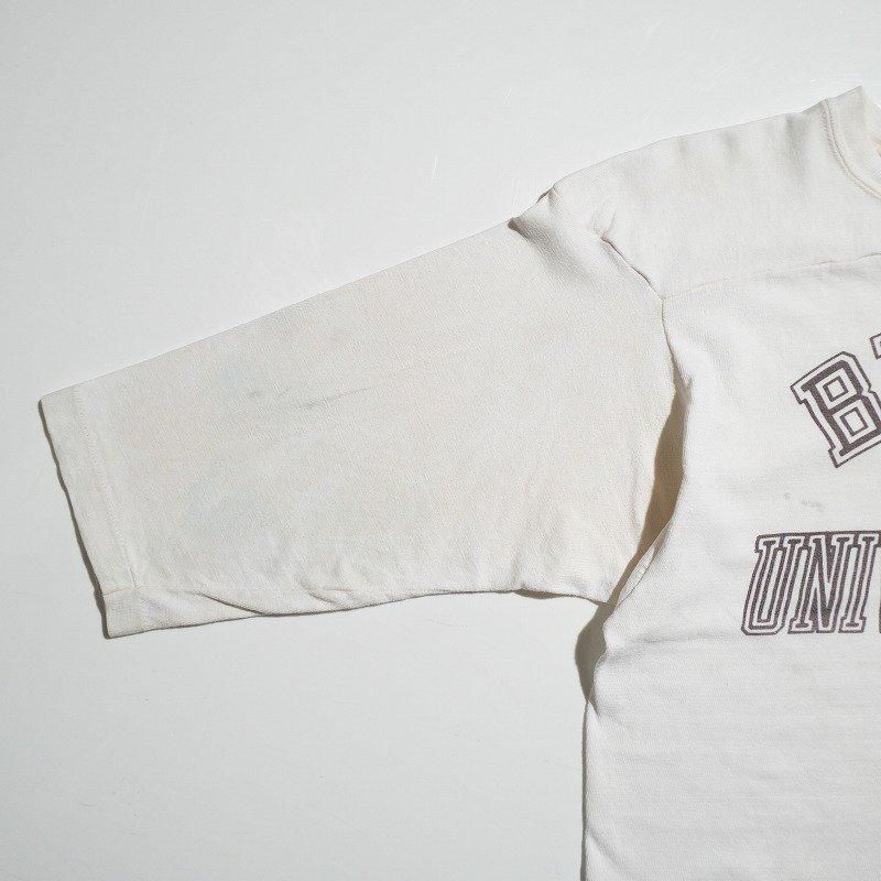 1970's CHAMPION FOOTBALL T-SHIRT (BROWN UNIVERSITY 38)
