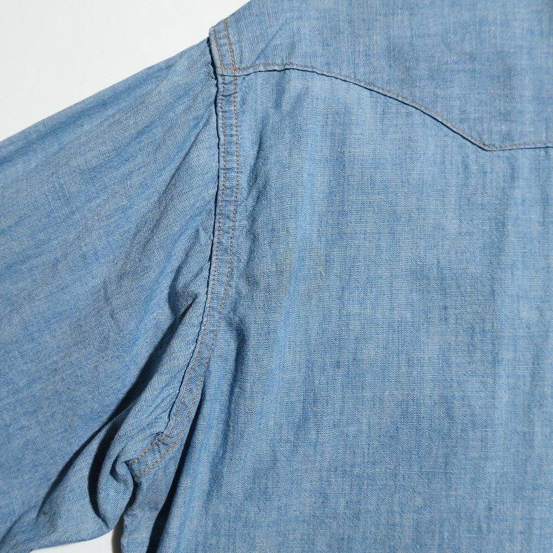 1960's WRANGLER CHAMBRAY WESTERN SHIRT