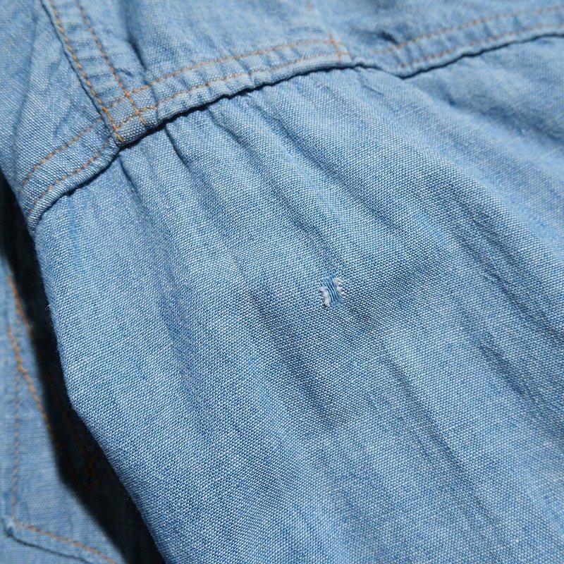 1960's WRANGLER CHAMBRAY WESTERN SHIRT