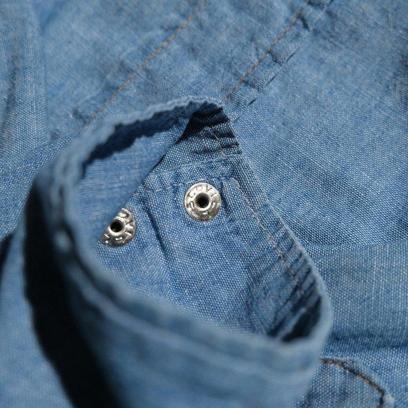 1960's WRANGLER CHAMBRAY WESTERN SHIRT
