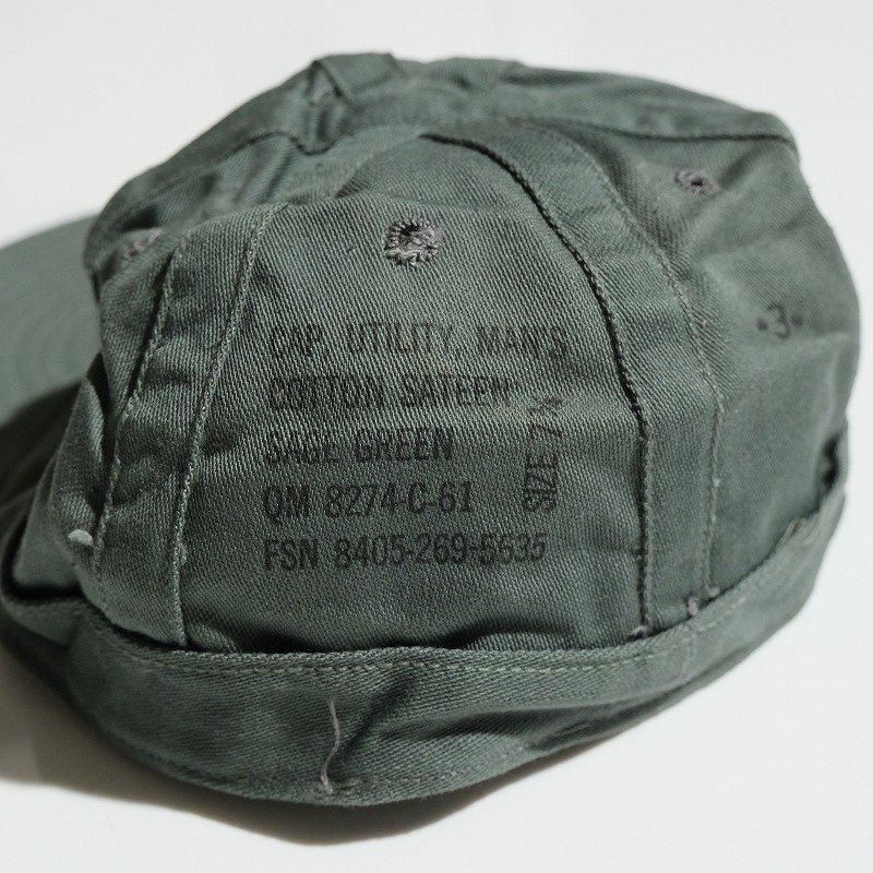 1960's USAF SAGE GREEN COTTON SATEEN UTILITY CAP