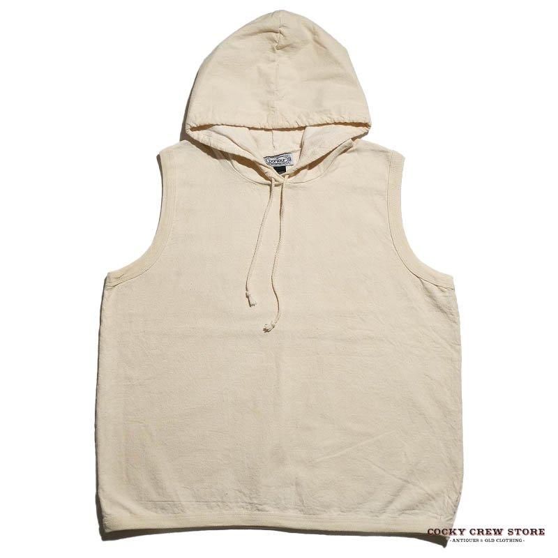 1990's SLEEVELESS HOODIE TOPS