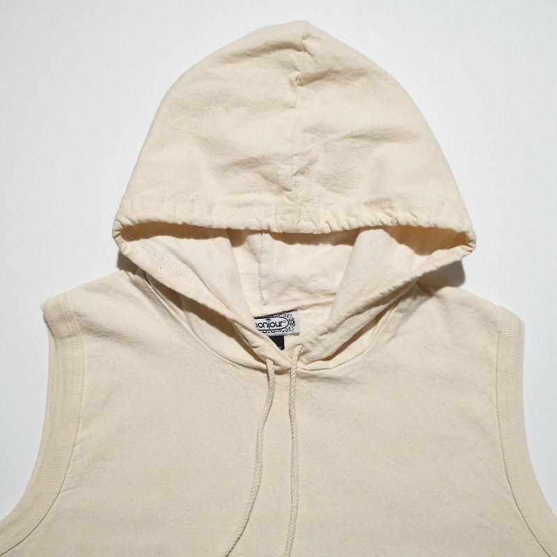 1990's SLEEVELESS HOODIE TOPS