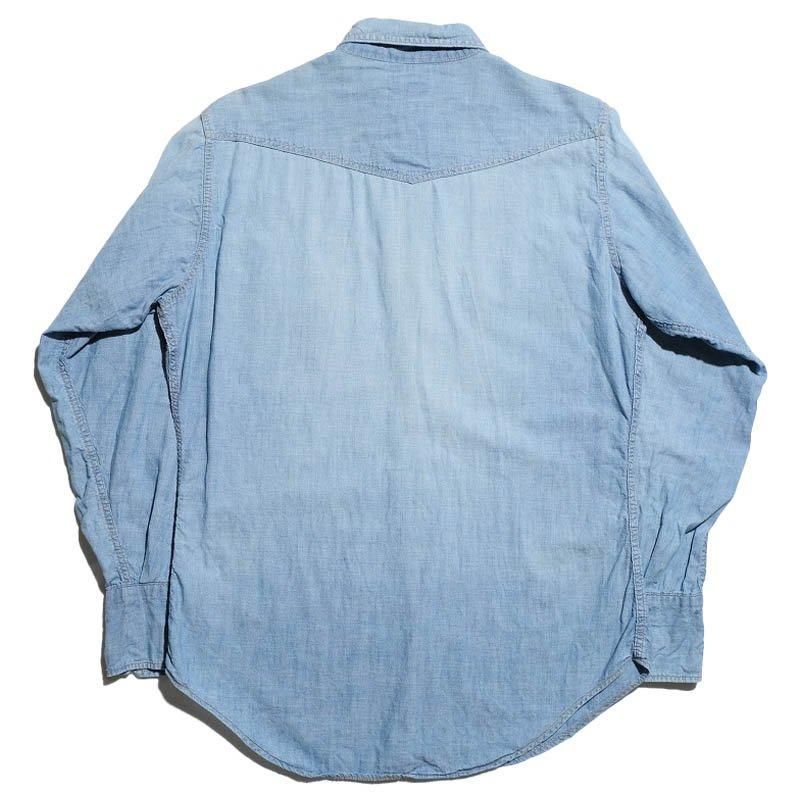 1950's ROEBUCKS CHAMBRAY WESTERN SHIRT