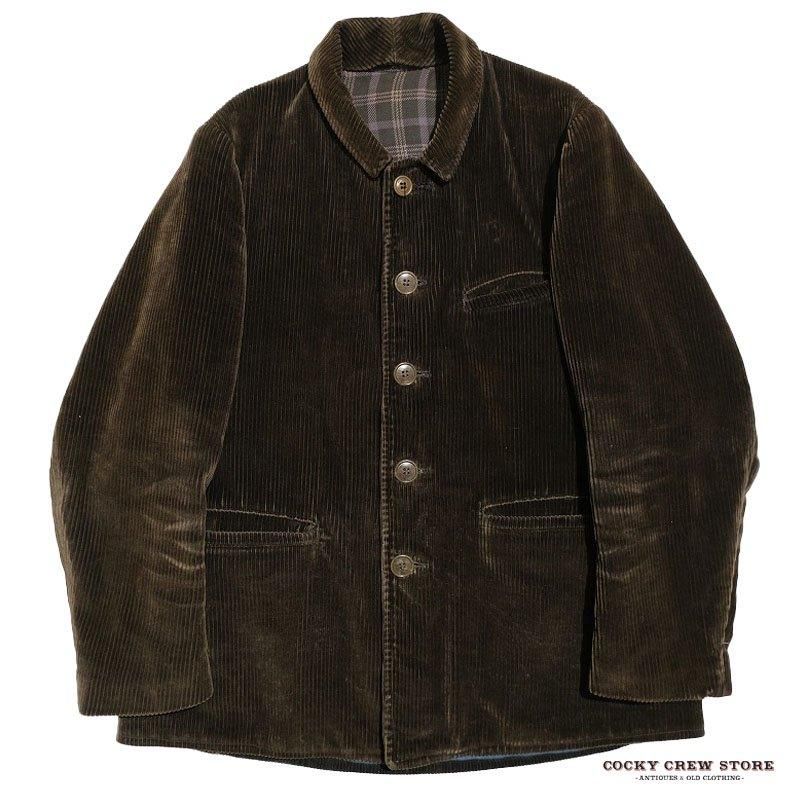 1930's1940's FRENCH CORDUROY JACKET