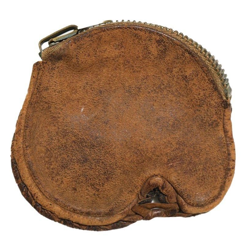 1930's LEATHER GLOVE PURSE