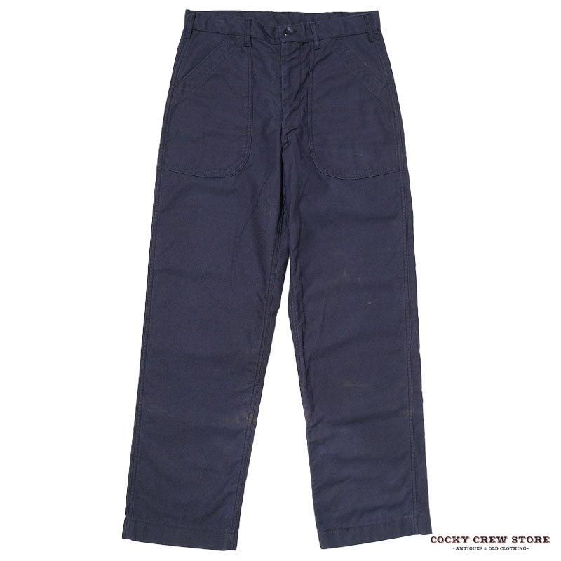 1970's U.S.NAVY DARK BLUE UTILITY TROUSERS