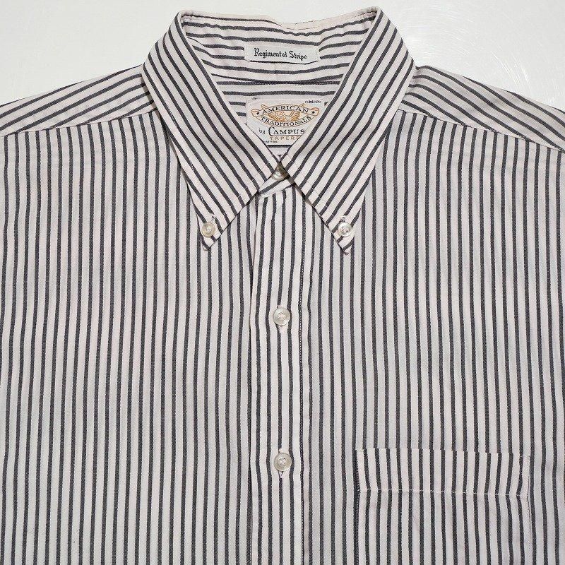 1960's CAMPUS STRIPE B.D. SHIRT