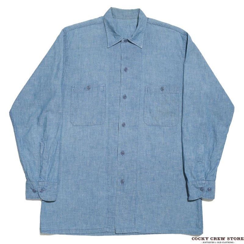 1960's U.S.NAVY CHAMBRAY SHIRT