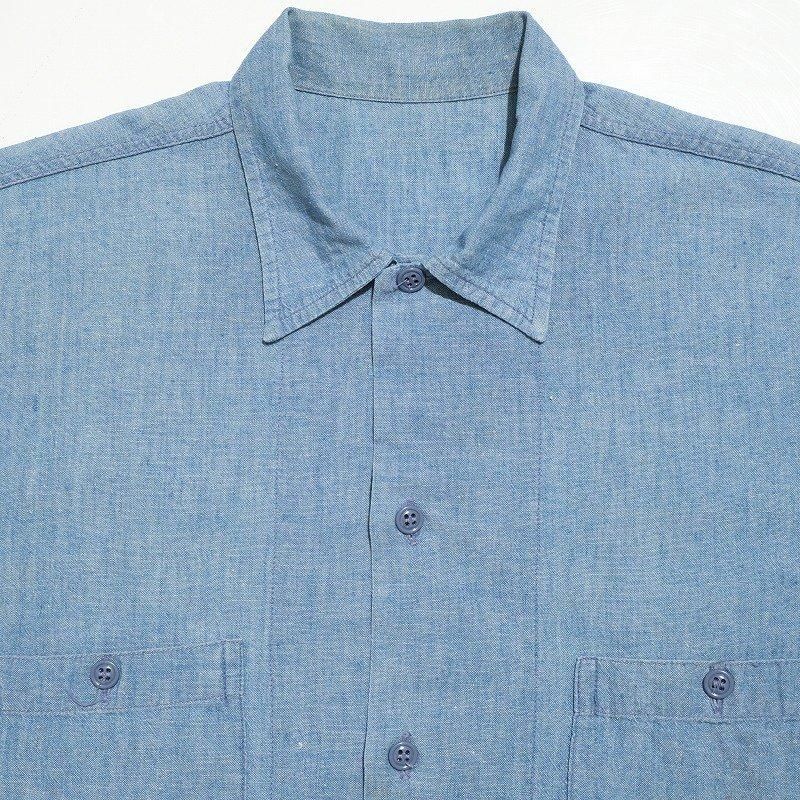 1960's U.S.NAVY CHAMBRAY SHIRT