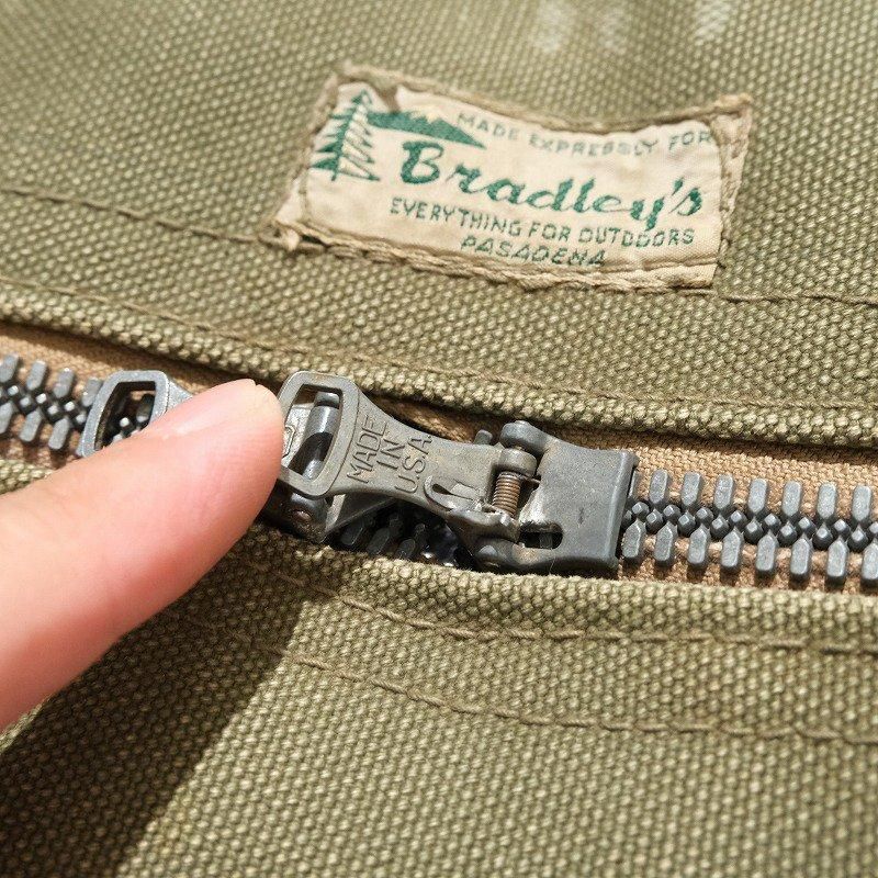 1950's BRADLEY'S CANVAS DRAM BAG