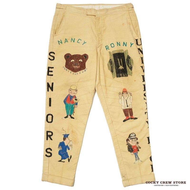 1960's CLASS OF 1962 SENIORS UNIVERSITY HIGH MEMORIAL PANTS