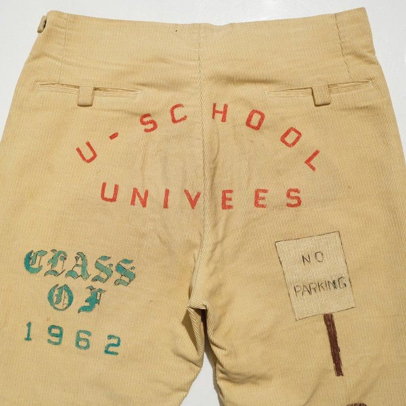 1960's CLASS OF 1962 SENIORS UNIVERSITY HIGH MEMORIAL PANTS