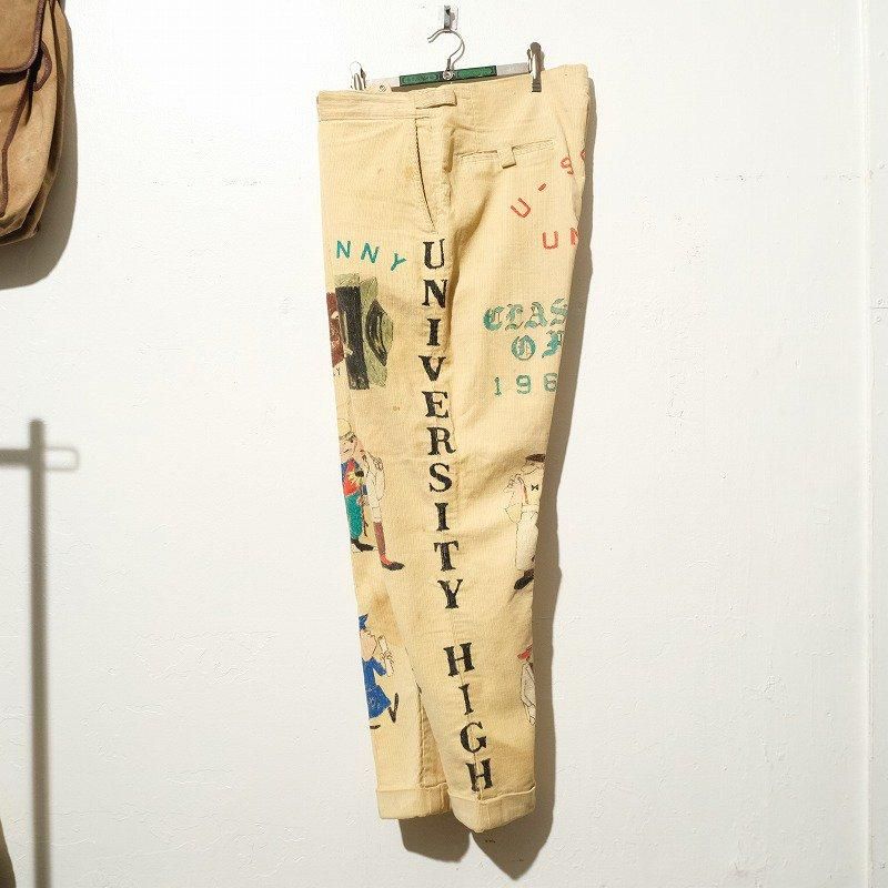 1960's CLASS OF 1962 SENIORS UNIVERSITY HIGH MEMORIAL PANTS