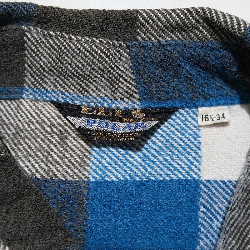 1960's ELY HEAVY FLANNEL SHIRT