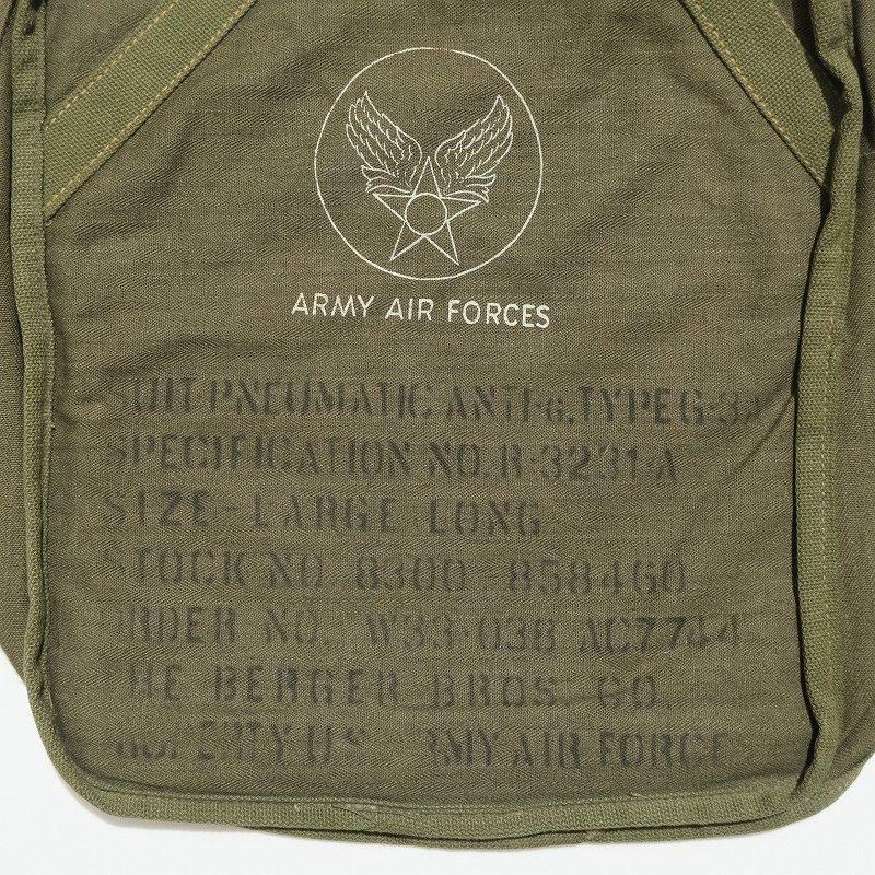 1940's U.S.ARMY AIR FORCES TYPE G-3A ANTI-G PNEUMATIC SUIT BAG