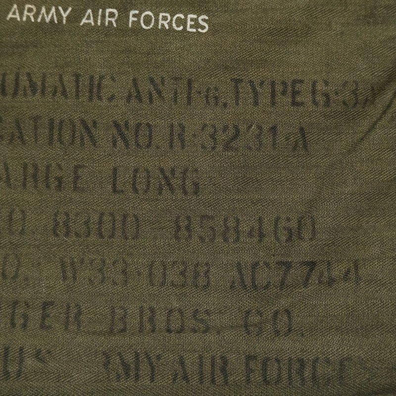 1940's U.S.ARMY AIR FORCES TYPE G-3A ANTI-G PNEUMATIC SUIT BAG