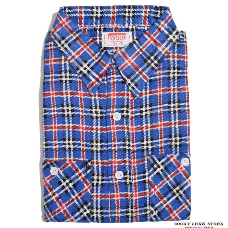 1950's MONTGOMERY WARD FLANNEL SHIRT