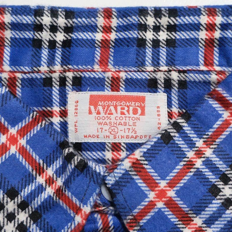 1950's MONTGOMERY WARD FLANNEL SHIRT
