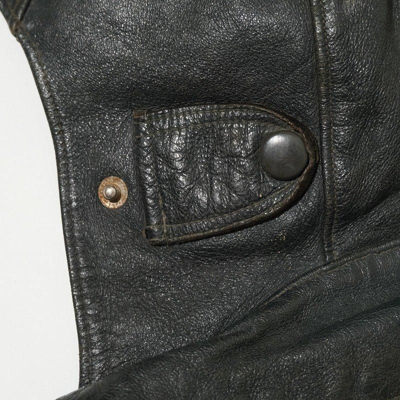 1940's LEATHER AVIATOR CAP