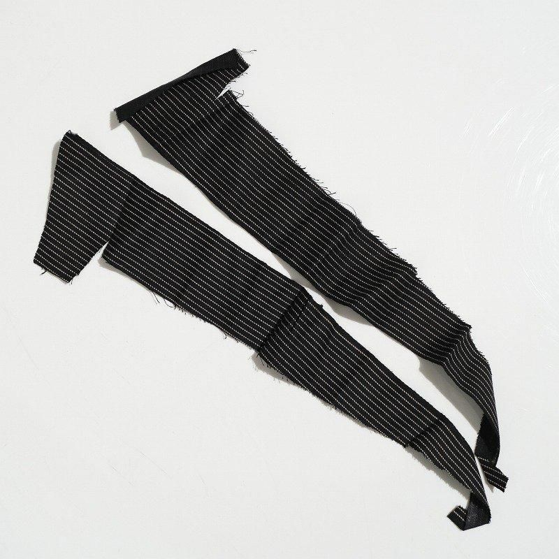 1920's BLACK ROPE STRIPE FABRIC