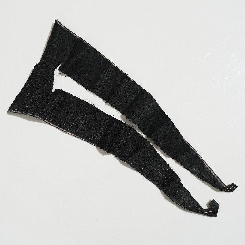 1920's BLACK ROPE STRIPE FABRIC