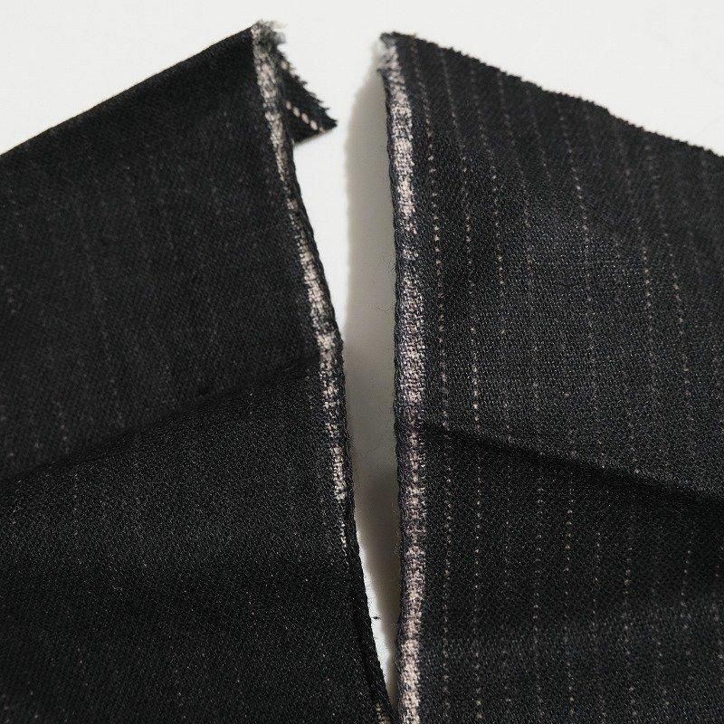 1920's BLACK ROPE STRIPE FABRIC