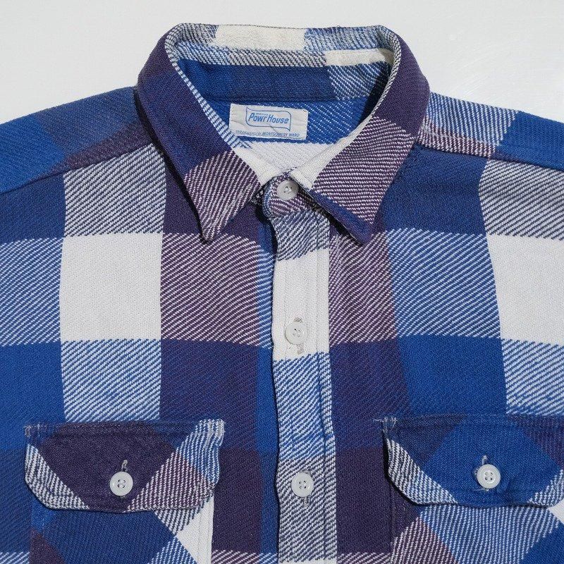 1950's POWR HOUSE HEAVY FLANNEL SHIRT