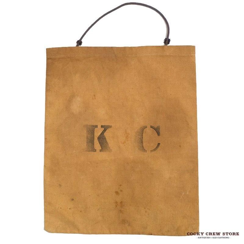 1920's K C CANVAS BAG