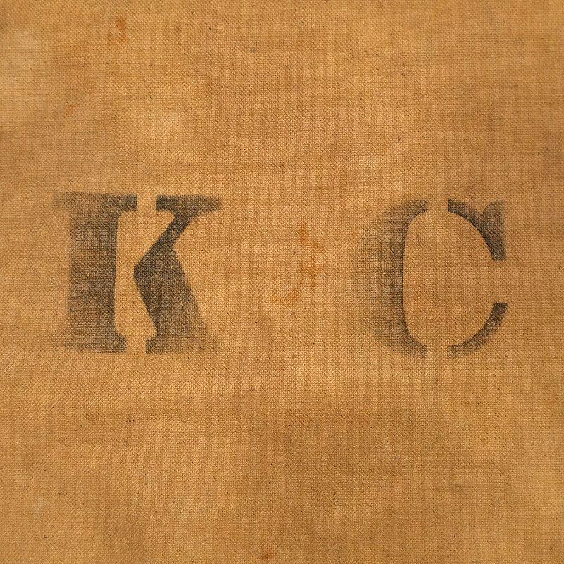 1920's K C CANVAS BAG