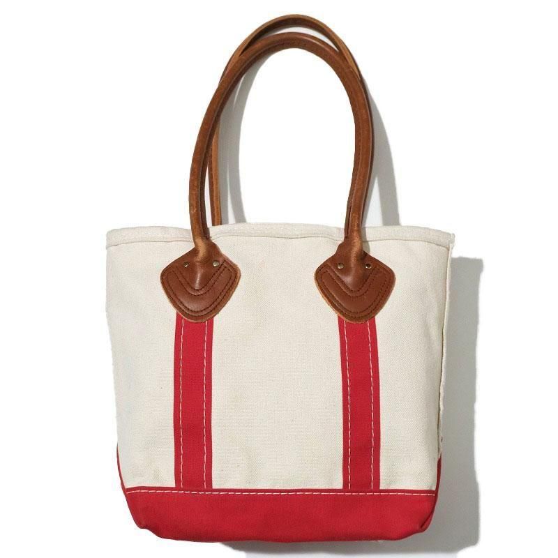 1980's L.L.BEAN LEATHER HANDLE TOTE BAG