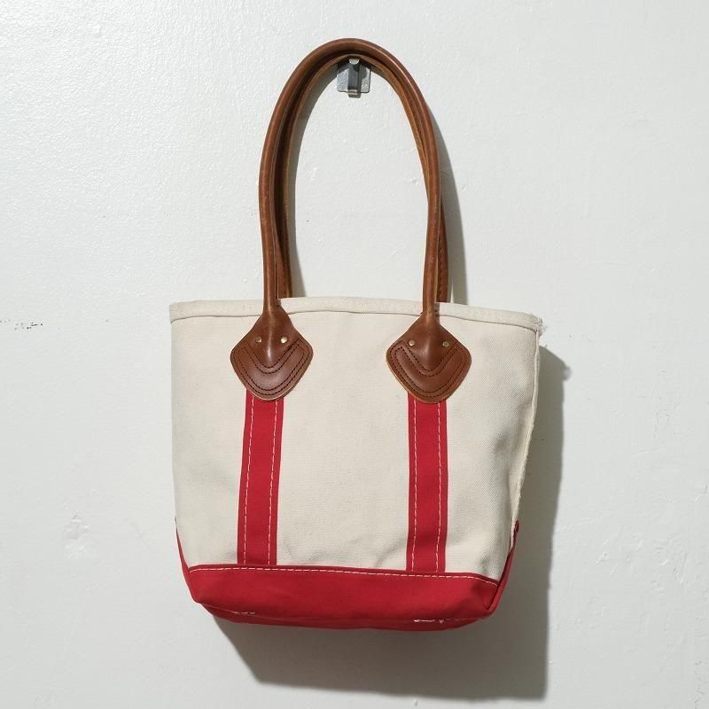 1980's L.L.BEAN LEATHER HANDLE TOTE BAG