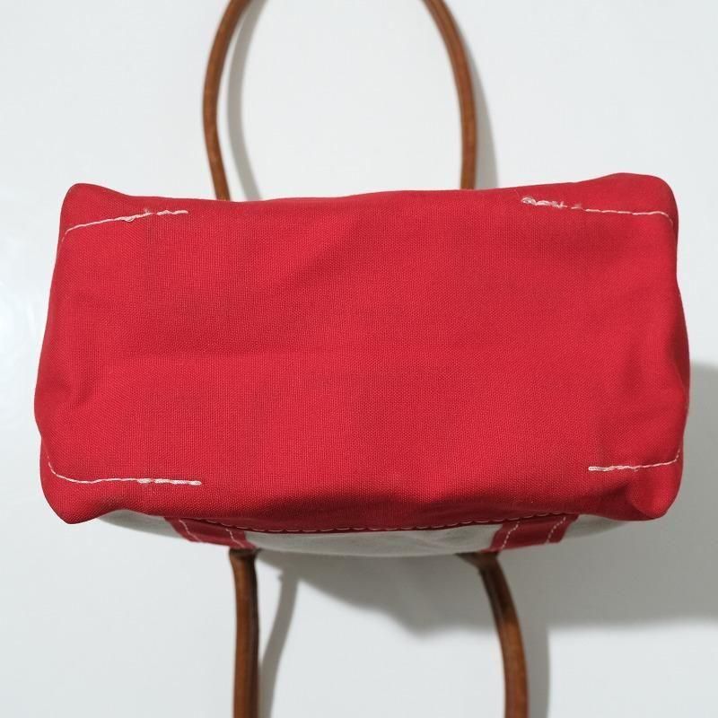 1980's L.L.BEAN LEATHER HANDLE TOTE BAG