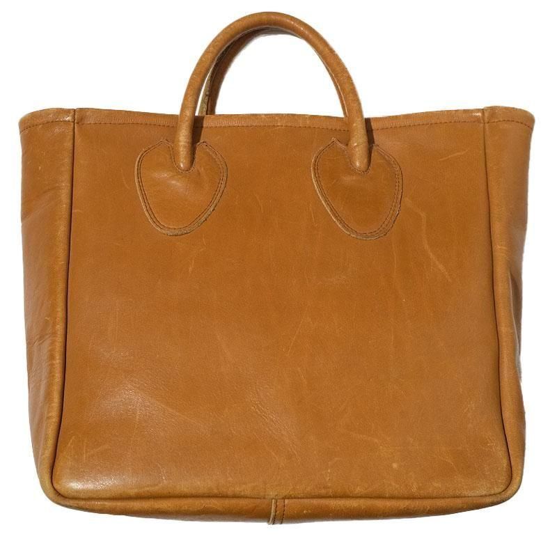 1980's LEATHER TOTE BAG