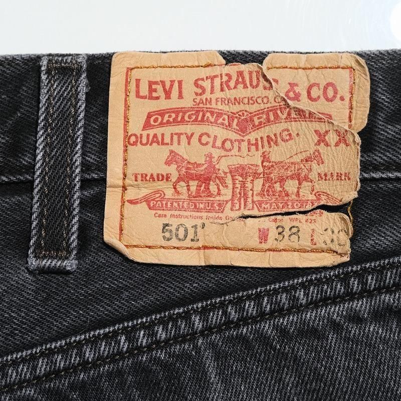 2000's LEVI'S 501 BLACK JEANS