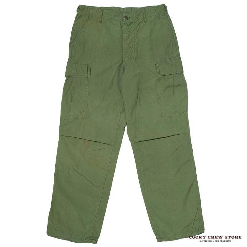 1960's U.S.ARMY JUNGLE FATIGUE PANTS (M/R)