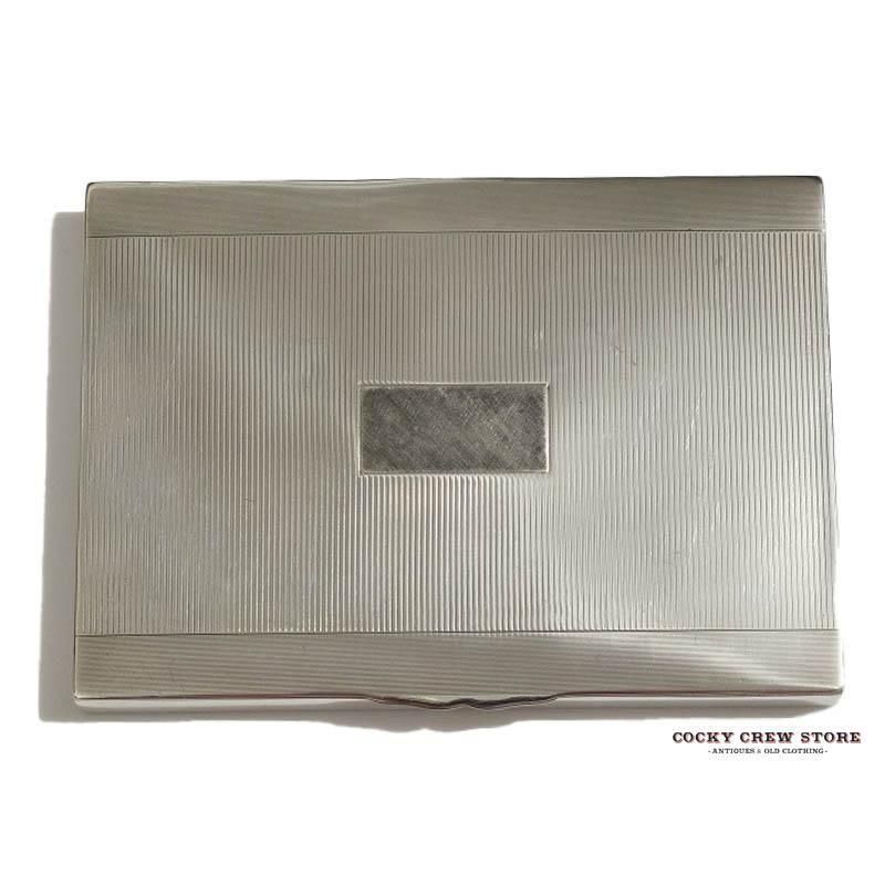 1920's ANTIQUE SILVER CARD CASE