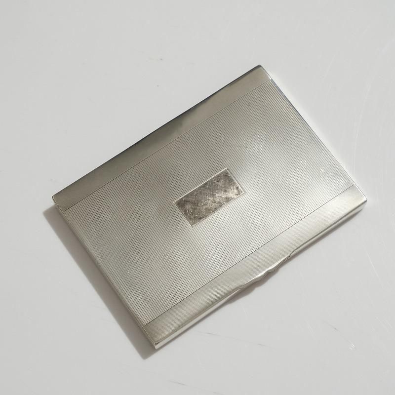 1920's ANTIQUE SILVER CARD CASE