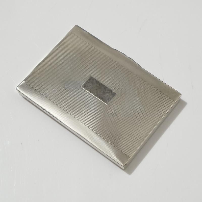 1920's ANTIQUE SILVER CARD CASE
