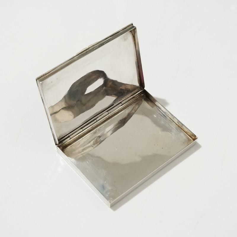 1920's ANTIQUE SILVER CARD CASE
