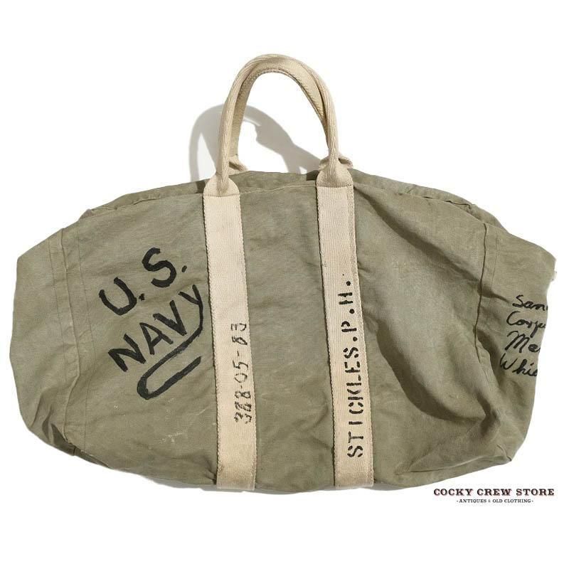 1940's U.S.NAVY CANVAS KIT BAG