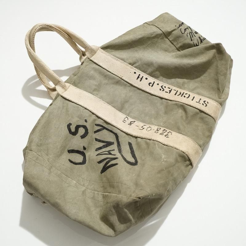 1940's U.S.NAVY CANVAS KIT BAG