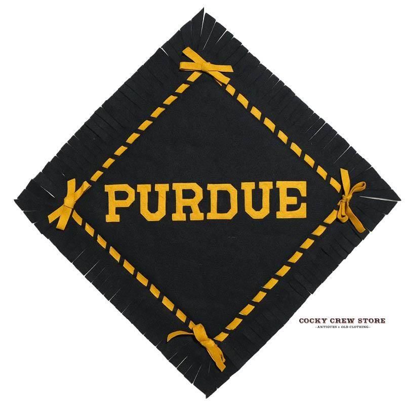 1920's PURDUE PENNANT CUSHION