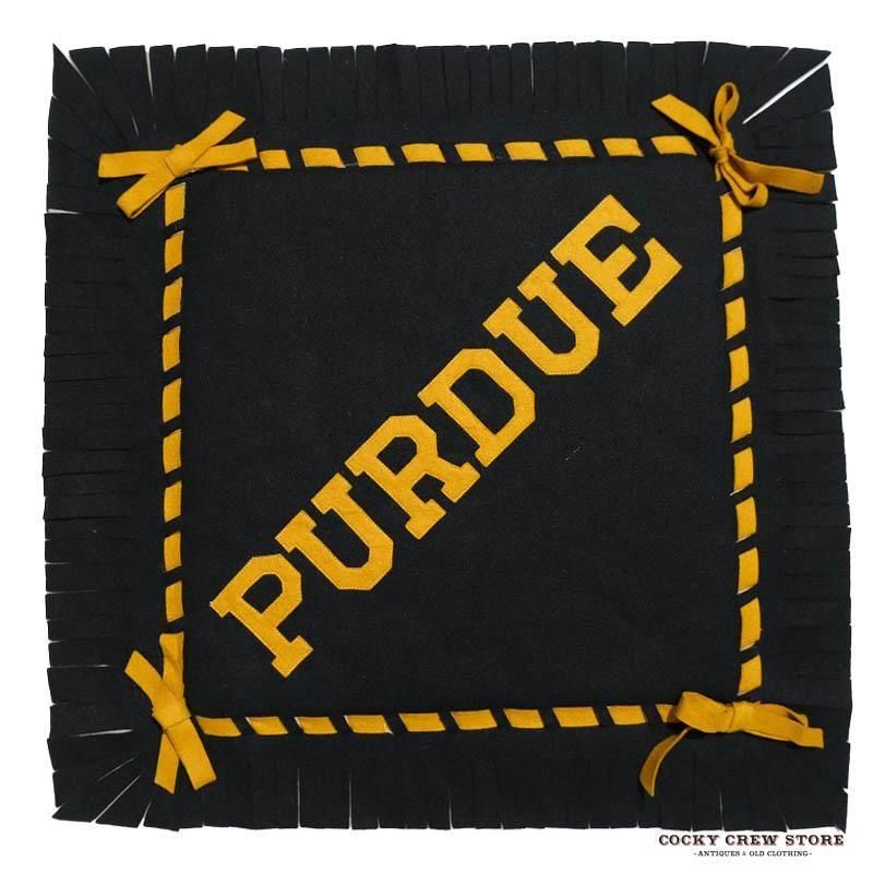 1920's PURDUE PENNANT CUSHION