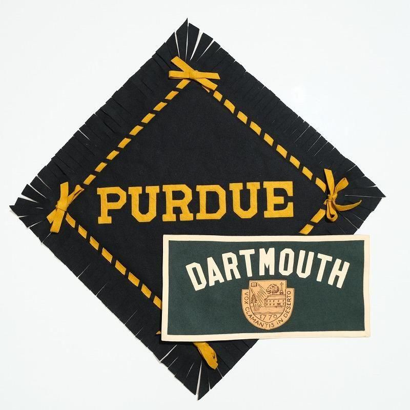 1920's PURDUE PENNANT CUSHION