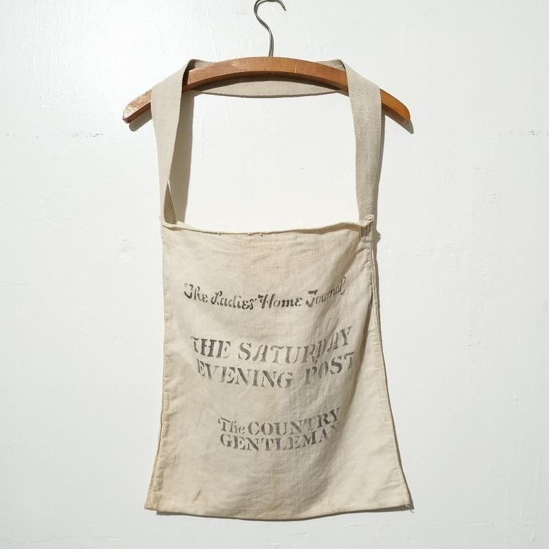 1930's THE SATURDAY EVENING POST DELIVERY BAG