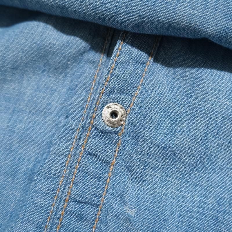 1960's WRANGLER CHAMBRAY WESTERN SHIRT